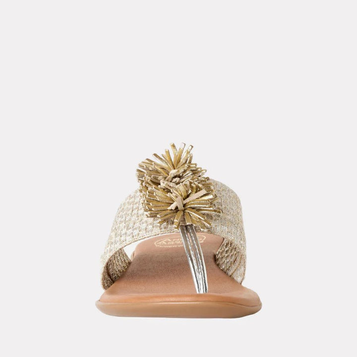 Andre Assous NOVALEE PLATINO MULTI SANDAL Shoes | Shop now at Main &amp; Taylor Shoes!