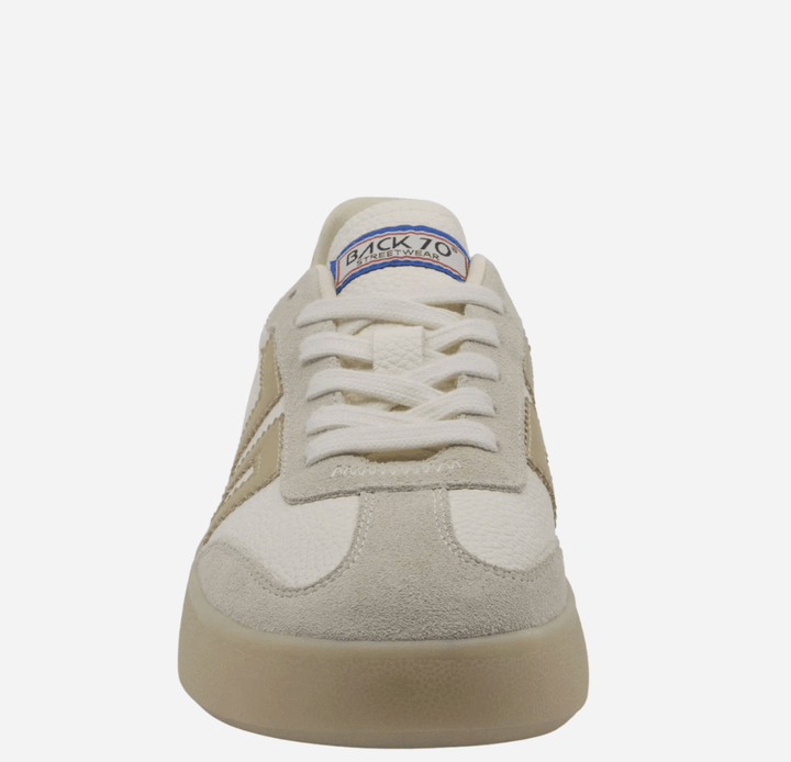 Back 70 BROOKLYN METALLIC GOLD SNEAKER Shoes | Shop now at Main &amp; Taylor Shoes!