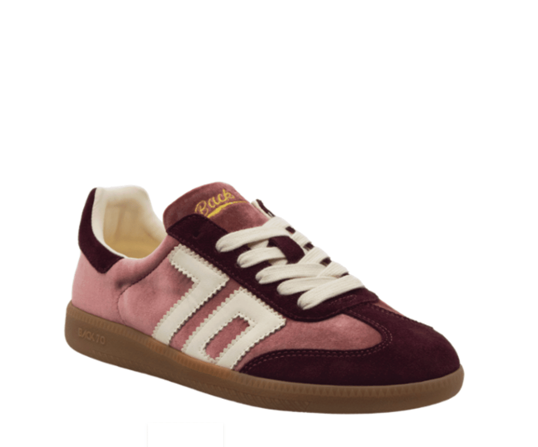 Back 70 CLOUD WINE BUTTER VELVET SNEAKER Shoes | Shop now at Main & Taylor Shoes!