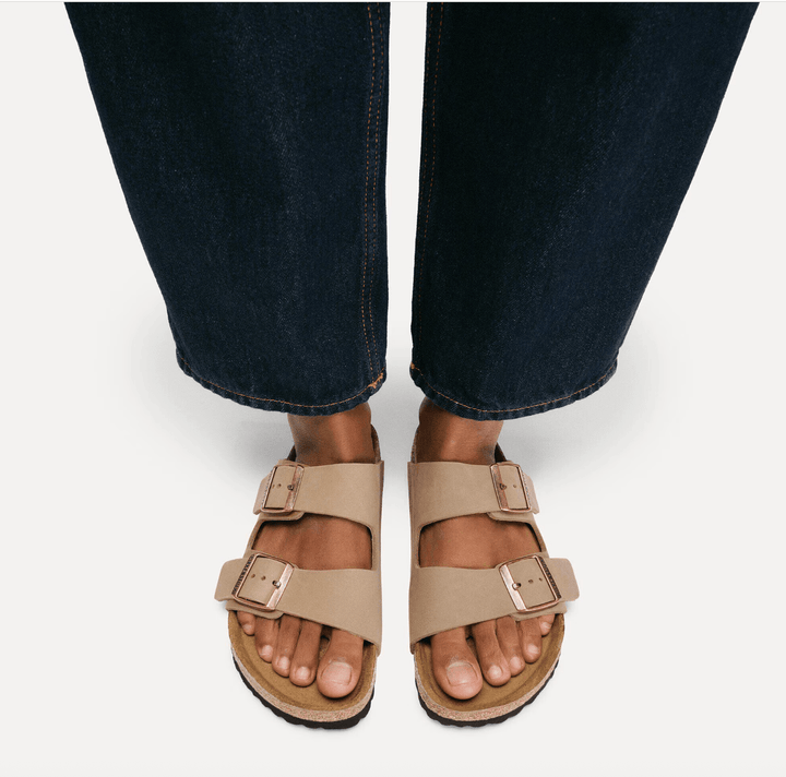 Birkenstock ARIZONA TOBACCO BROWN LETHER SANDAL Shoes | Shop now at Main &amp; Taylor Shoes!