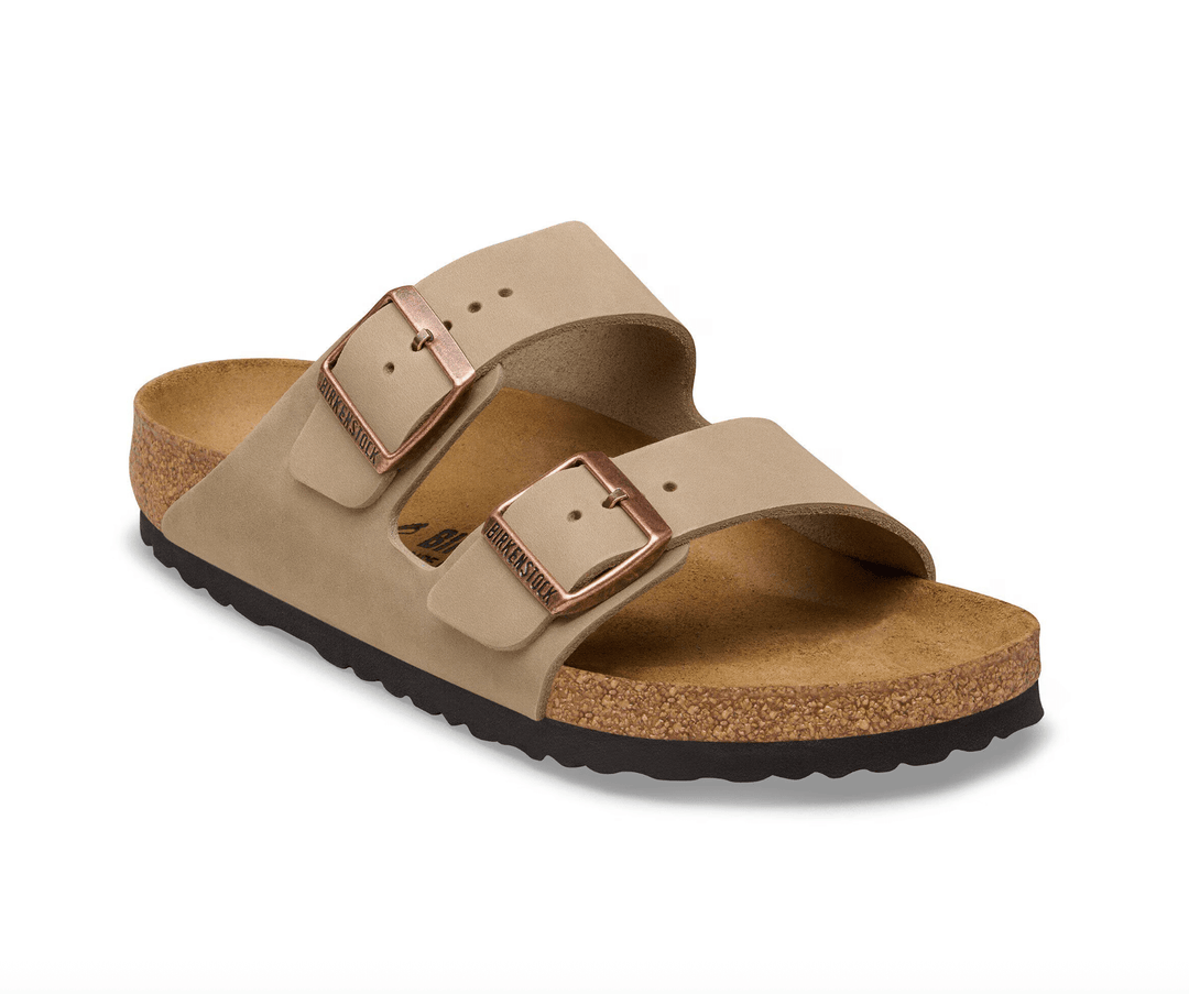 Birkenstock ARIZONA TOBACCO BROWN LETHER SANDAL Shoes | Shop now at Main &amp; Taylor Shoes!