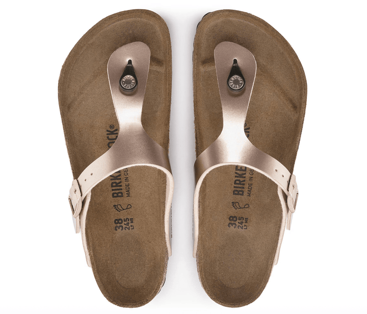 Birkenstock GIZEH COPPER METALLIC THONG Shoes | Shop now at Main &amp; Taylor Shoes!