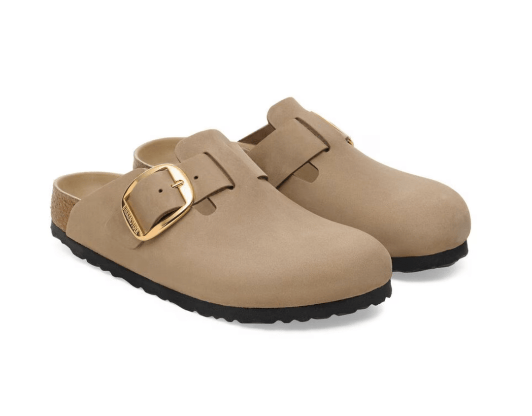Birkenstock BOSTON BIG BUCKLE TOBACCO BROWN OILED LEATHER Shoes | Shop now at Main & Taylor Shoes!