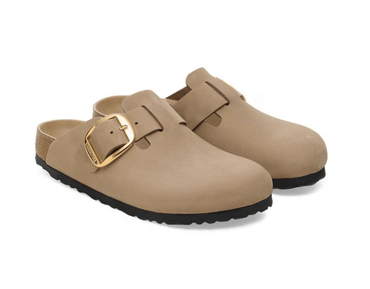 Birkenstock BOSTON BIG BUCKLE TOBACCO BROWN OILED LEATHER Shoes | Shop now at Main &amp; Taylor Shoes!