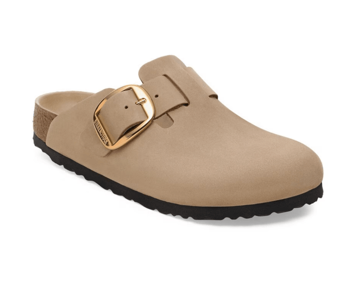 Birkenstock BOSTON BIG BUCKLE TOBACCO BROWN OILED LEATHER Shoes | Shop now at Main &amp; Taylor Shoes!
