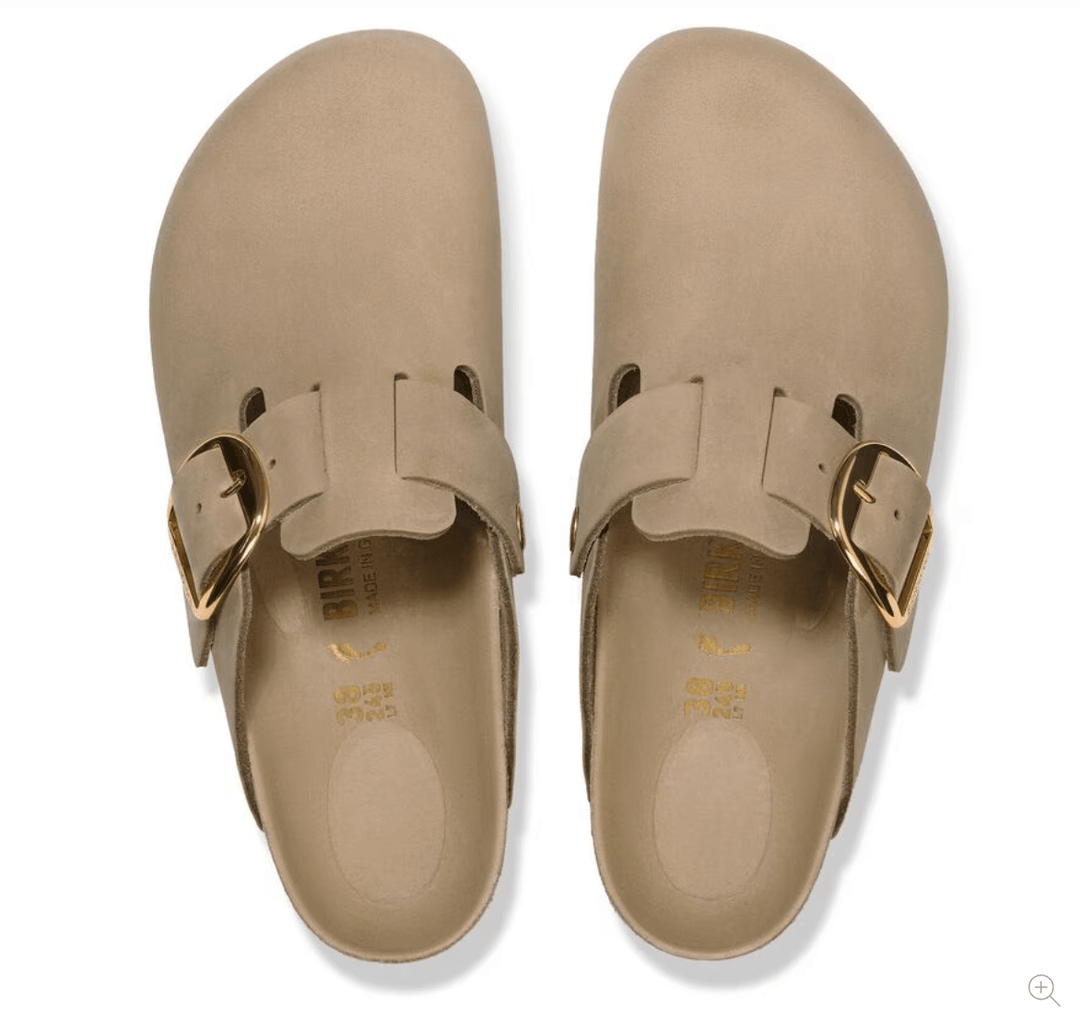 Birkenstock BOSTON BIG BUCKLE TOBACCO BROWN OILED LEATHER Shoes | Shop now at Main &amp; Taylor Shoes!