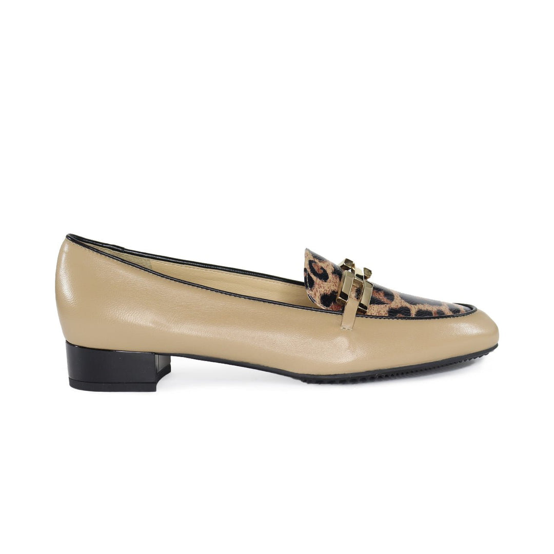 Brunate 20609 NUT/BLACK LEOPARD LOAFER Shoes | Shop now at Main &amp; Taylor Shoes!