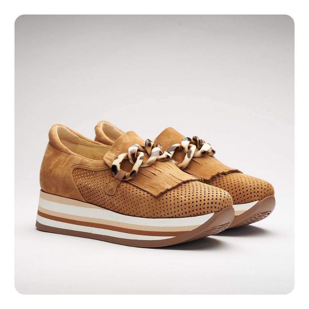 SOFTWAVES CADIE TASSEL LOAFER COGNAC SUEDE Shoes | Shop now at Main &amp; Taylor Shoes!