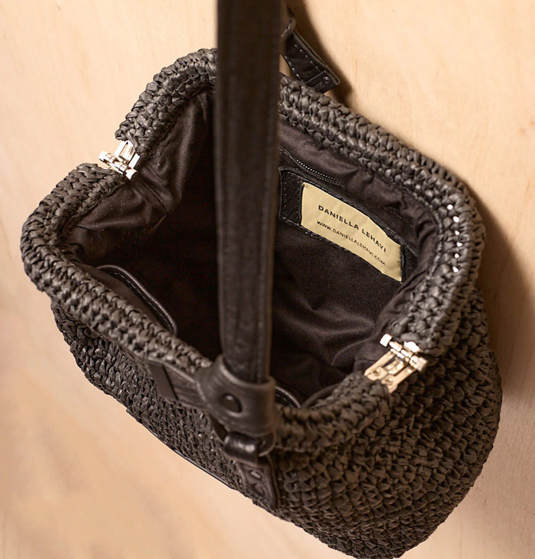 Daniella Lehavi Handbags CASABLANCA SMALL BLACK HANDBAGS | Shop now at Main &amp; Taylor Shoes!