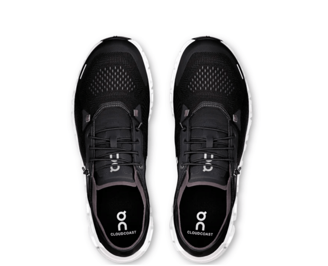 On Running CLOUD6 COAST MEN BLACK/WHITE SNEAKER Shoe Main & Taylor