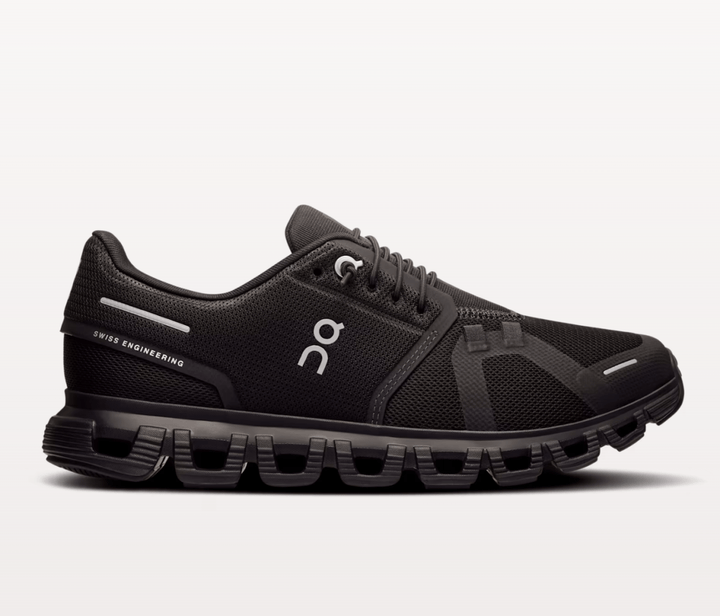 On Running CLOUD6 MEN BLACK/BLACK SNEAKER SHOES | Shop now at Main &amp; Taylor Shoes!