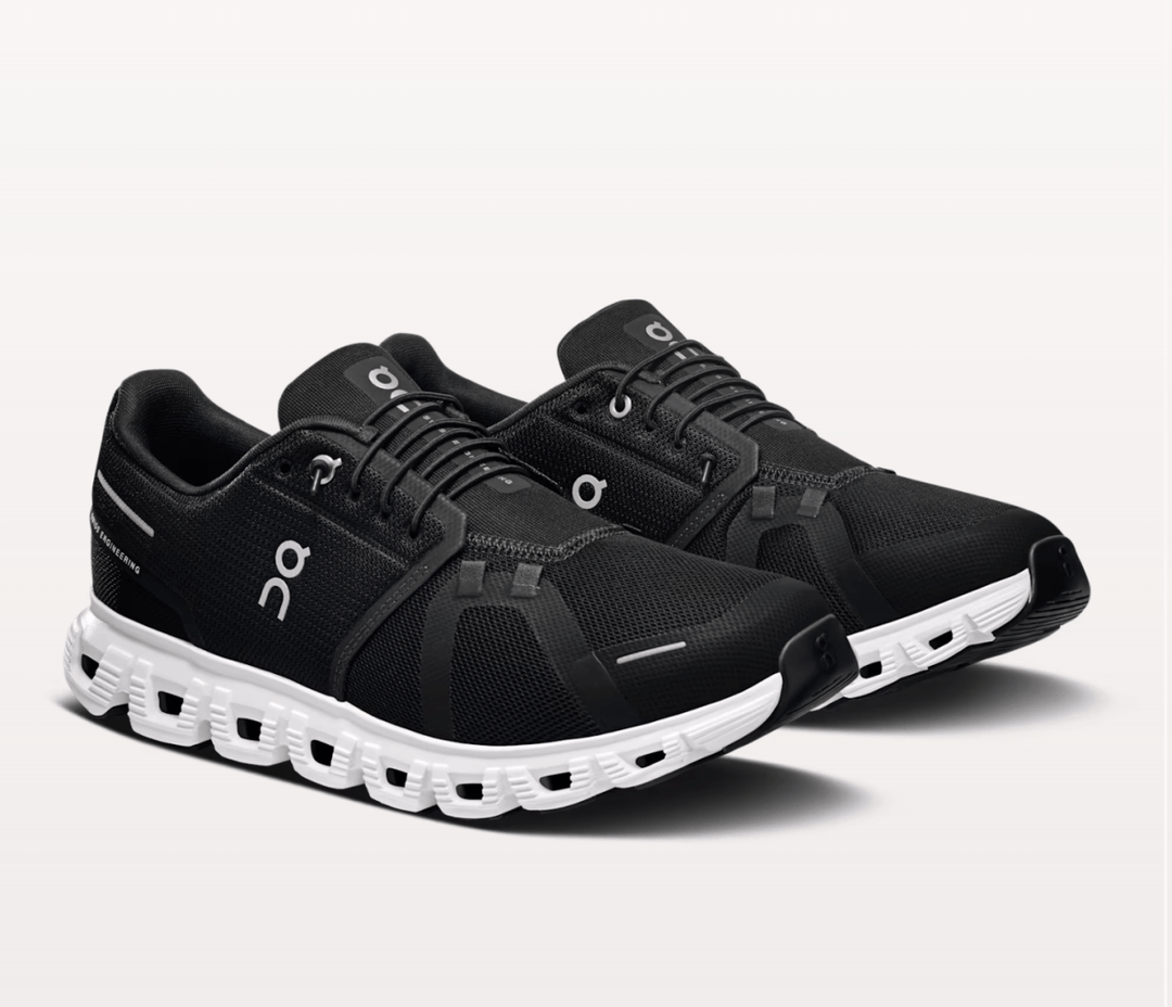 On Running CLOUD6 MEN BLACK/WHITE SNEAKER SHOES | Shop now at Main & Taylor Shoes!