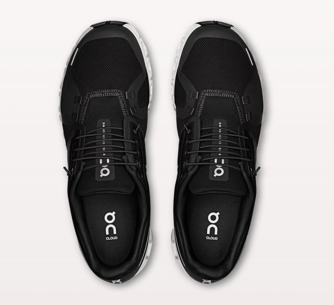 On Running CLOUD6 MEN BLACK/WHITE SNEAKER Shoe Main & Taylor  display picture 3