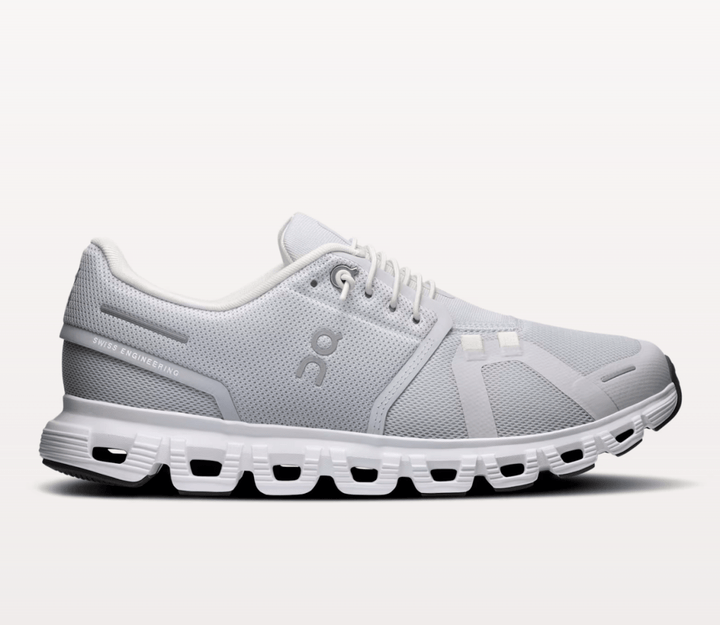On Running CLOUD6 MEN GLACIER/WHITE SNEAKER SHOES | Shop now at Main &amp; Taylor Shoes!