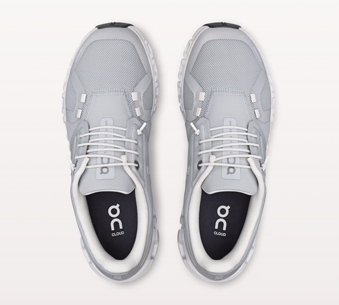 On Running CLOUD6 MEN GLACIER/WHITE SNEAKER SHOES | Shop now at Main &amp; Taylor Shoes!