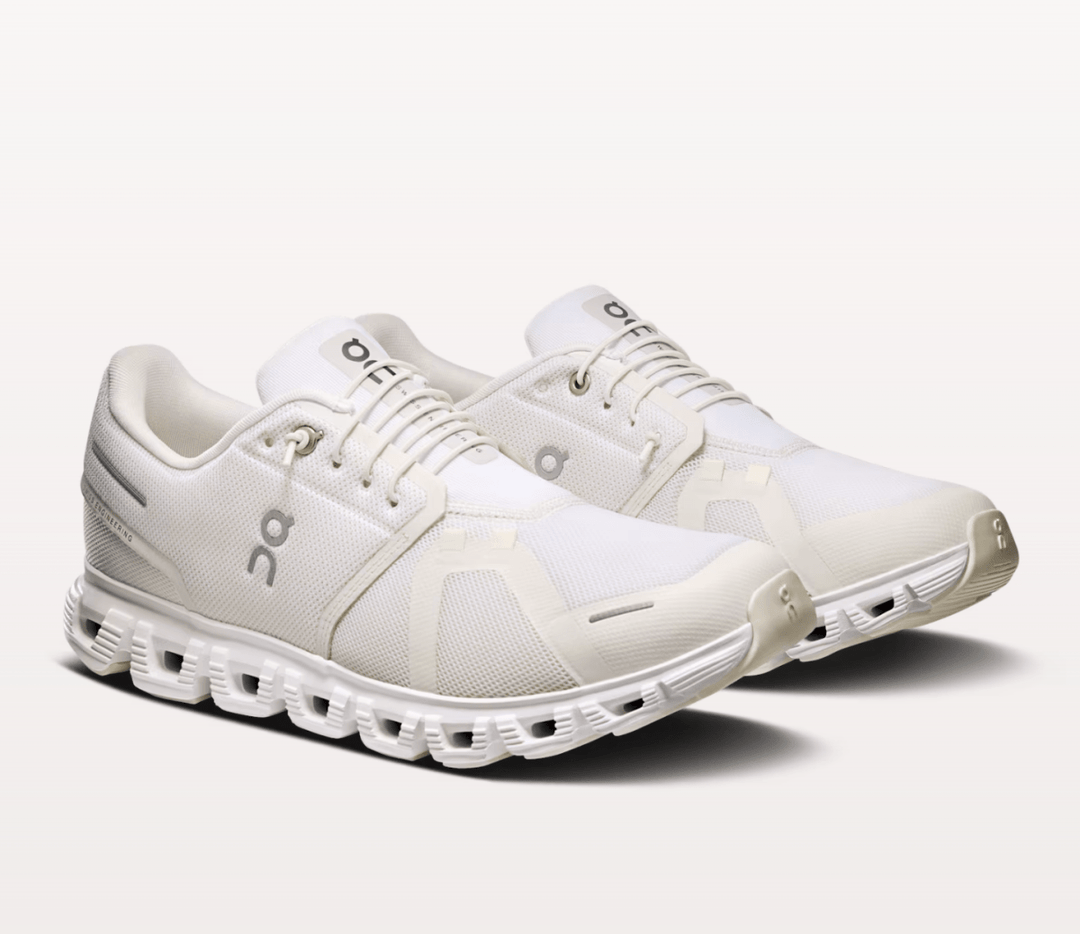 On Running CLOUD6 MEN WHITE/WHITE SNEAKER SHOES | Shop now at Main &amp; Taylor Shoes!
