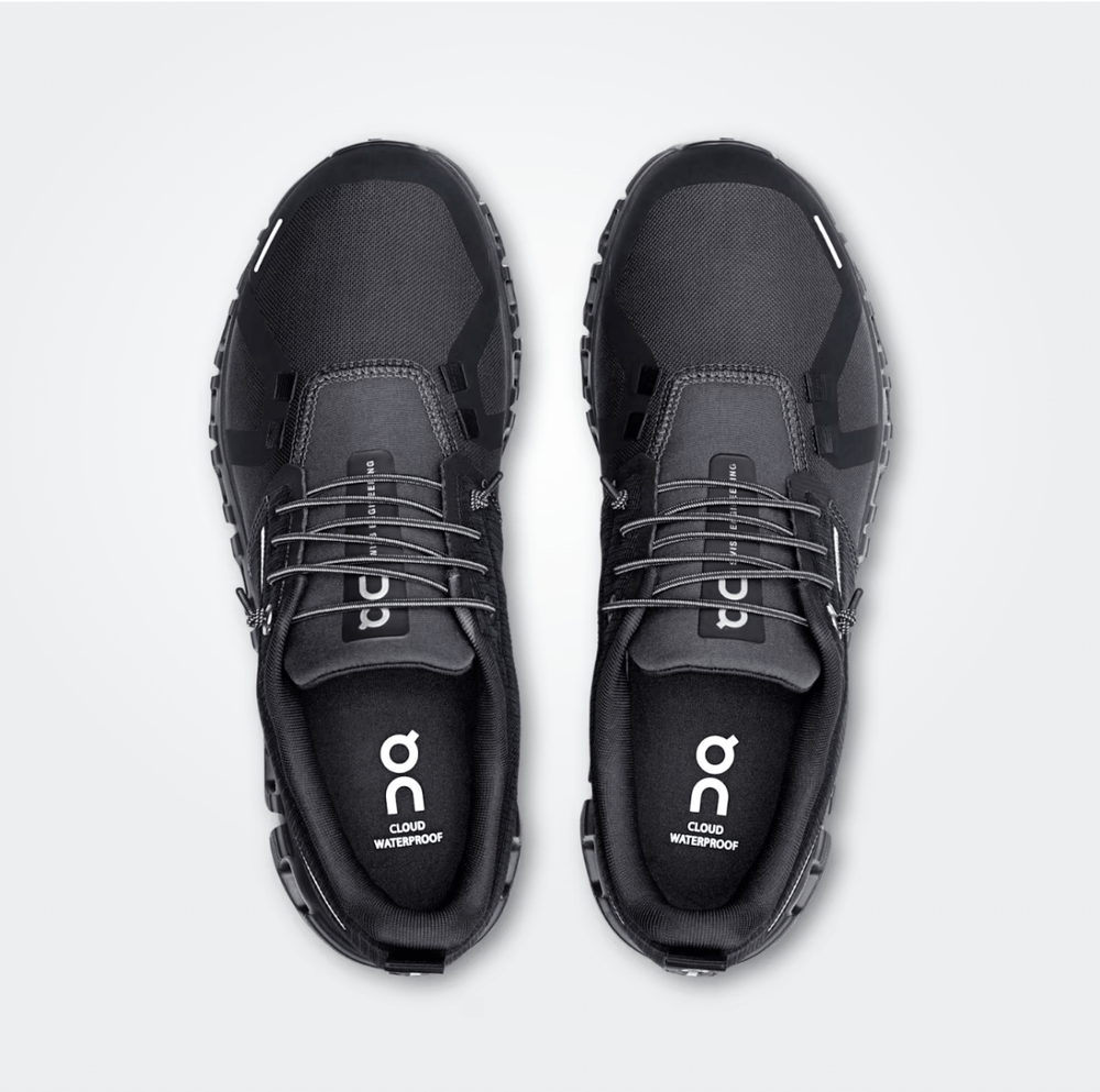 On Running CLOUD6 WATERPROOF WOMEN BLACK/BLACK SNEAKER Shoes | Shop now at Main & Taylor Shoes!