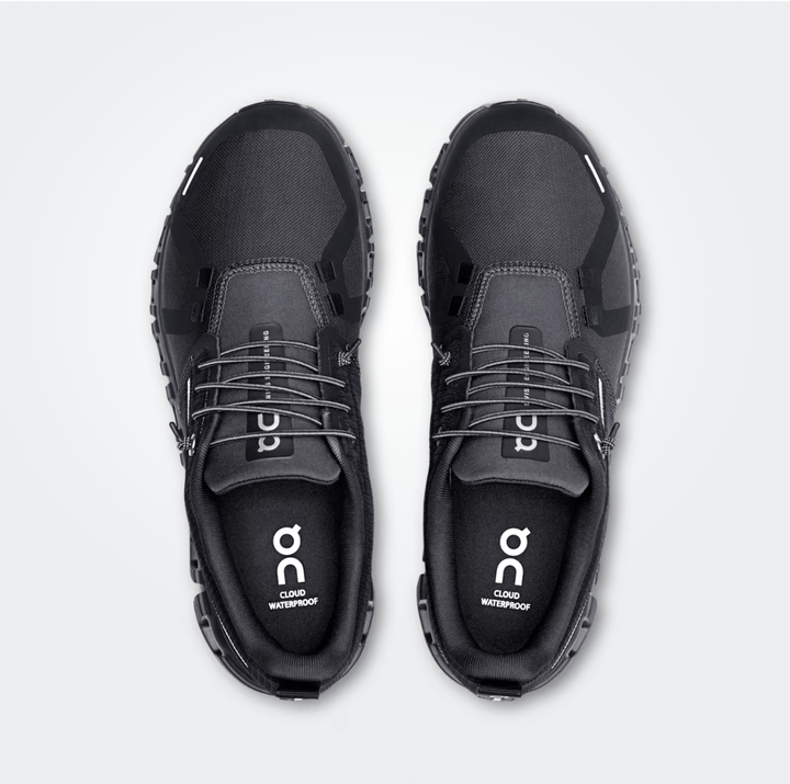 On Running CLOUD6 WATERPROOF WOMEN BLACK/BLACK SNEAKER Shoes | Shop now at Main &amp; Taylor Shoes!