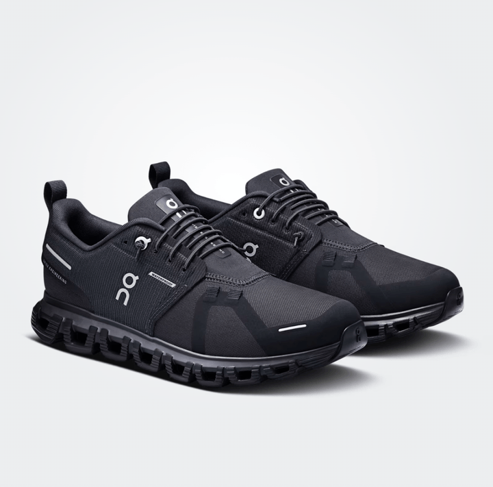 On Running CLOUD6 WATERPROOF WOMEN BLACK/BLACK SNEAKER Shoes | Shop now at Main &amp; Taylor Shoes!