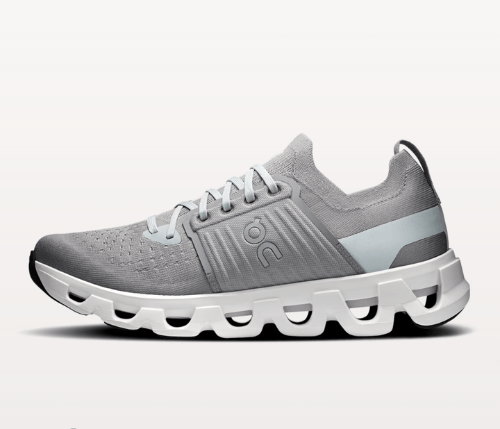 On Running CLOUDSWIFT4 MEN ALLOY/GLACIER SNEAKER SHOES | Shop now at Main &amp; Taylor Shoes!