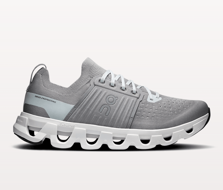 On Running CLOUDSWIFT4 MEN ALLOY/GLACIER SNEAKER SHOES | Shop now at Main &amp; Taylor Shoes!