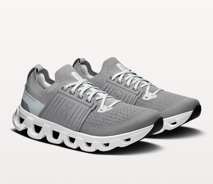 On Running CLOUDSWIFT4 MEN ALLOY/GLACIER SNEAKER SHOES | Shop now at Main &amp; Taylor Shoes!