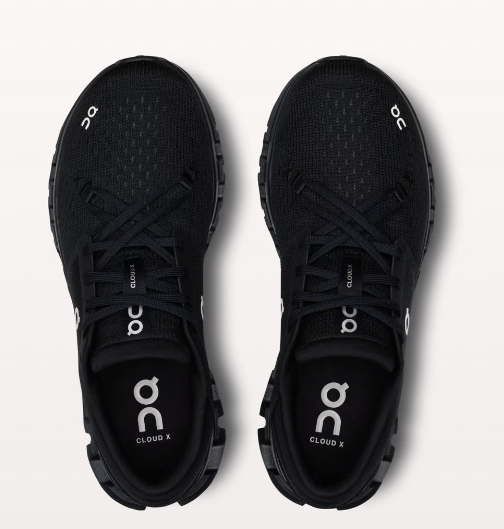 On Running CLOUDX4 WOMEN BLACK/ECLIPSE SNEAKER Shoe Main & Taylor