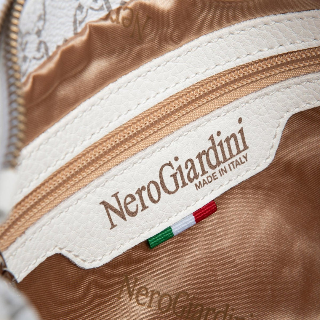 NEROGIARDINI CROSSBODY WHITE/PINK HANDBAGS | Shop now at Main &amp; Taylor Shoes!