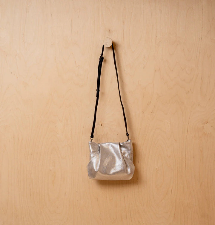 Daniella Lehavi Handbags BALI MINI BRAIDED SILVER CROSSBODY Handbags | Shop now at Main &amp; Taylor Shoes!