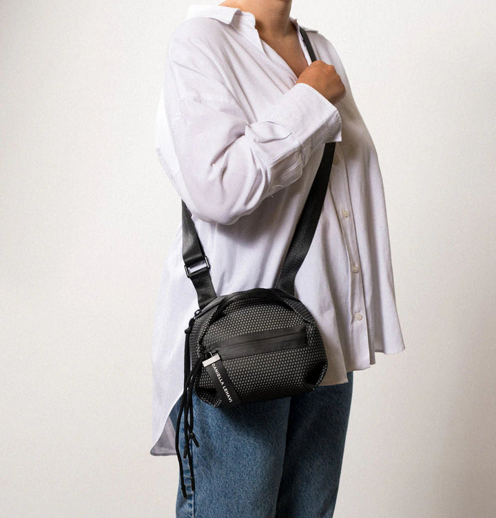 Daniella Lehavi Handbags BONNIE MINI CROSSBODY GREY HANDBAGS | Shop now at Main &amp; Taylor Shoes!