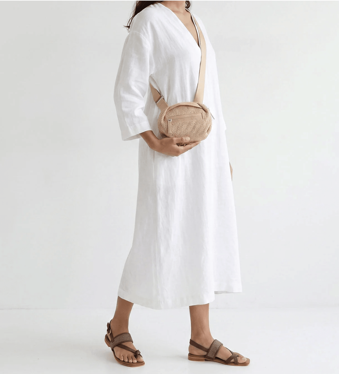 Daniella Lehavi Handbags BONNIE MINI CROSSBODY STRAW Handbags | Shop now at Main &amp; Taylor Shoes!