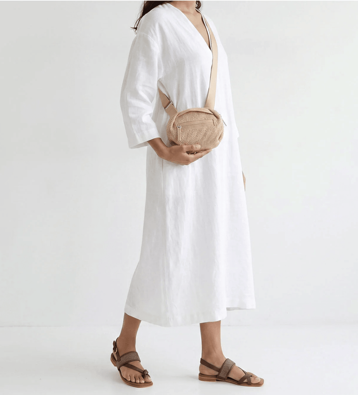 Daniella Lehavi Handbags BONNIE MINI CROSSBODY STRAW Handbags | Shop now at Main &amp; Taylor Shoes!