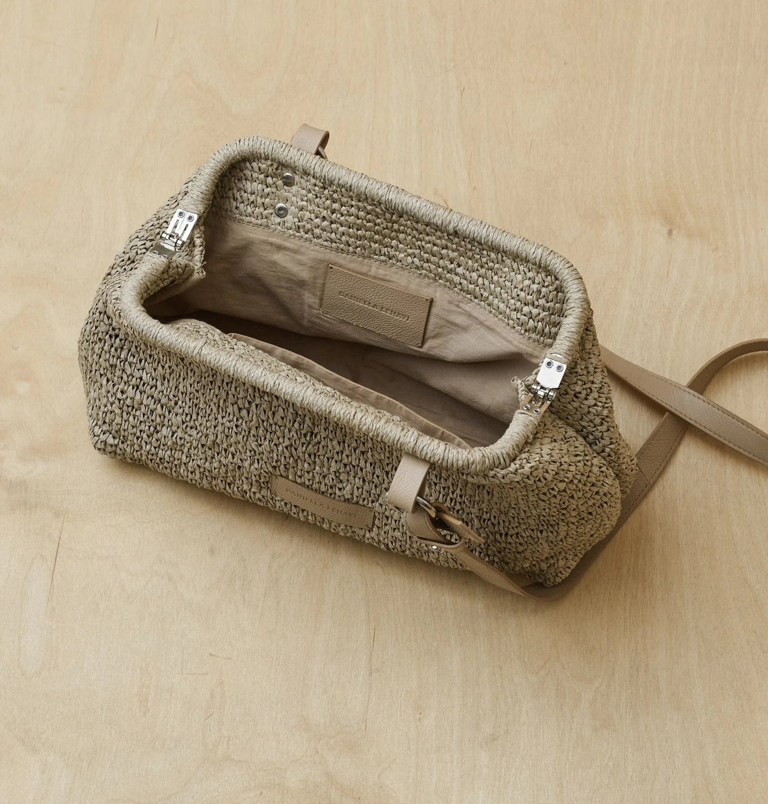 Daniella Lehavi Handbags CASABLANCA MAXI SEAWEED STRAW BAG Handbags | Shop now at Main &amp; Taylor Shoes!