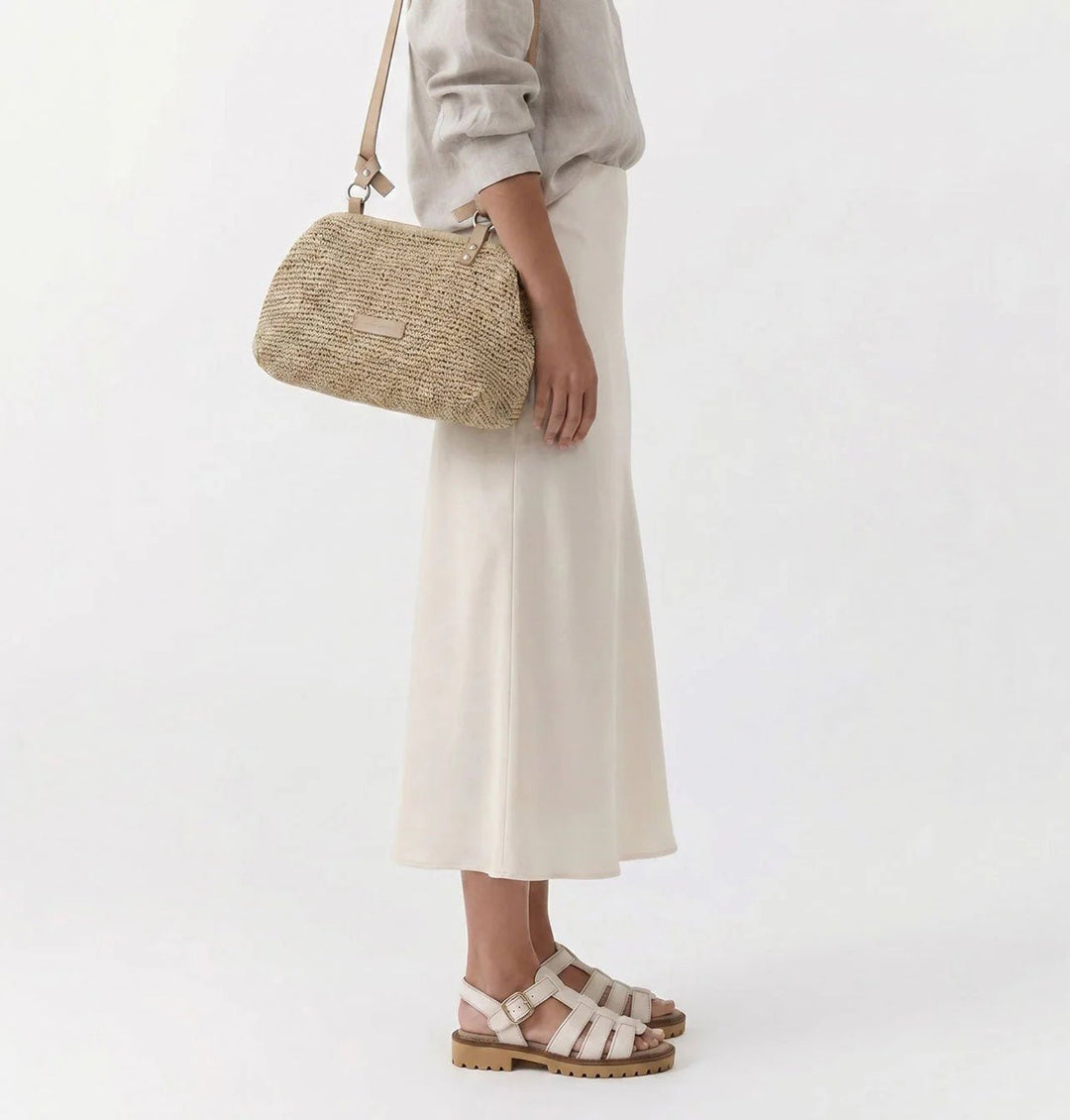 Daniella Lehavi Handbags CASABLANCA MAXI SEAWEED STRAW BAG Handbags | Shop now at Main &amp; Taylor Shoes!
