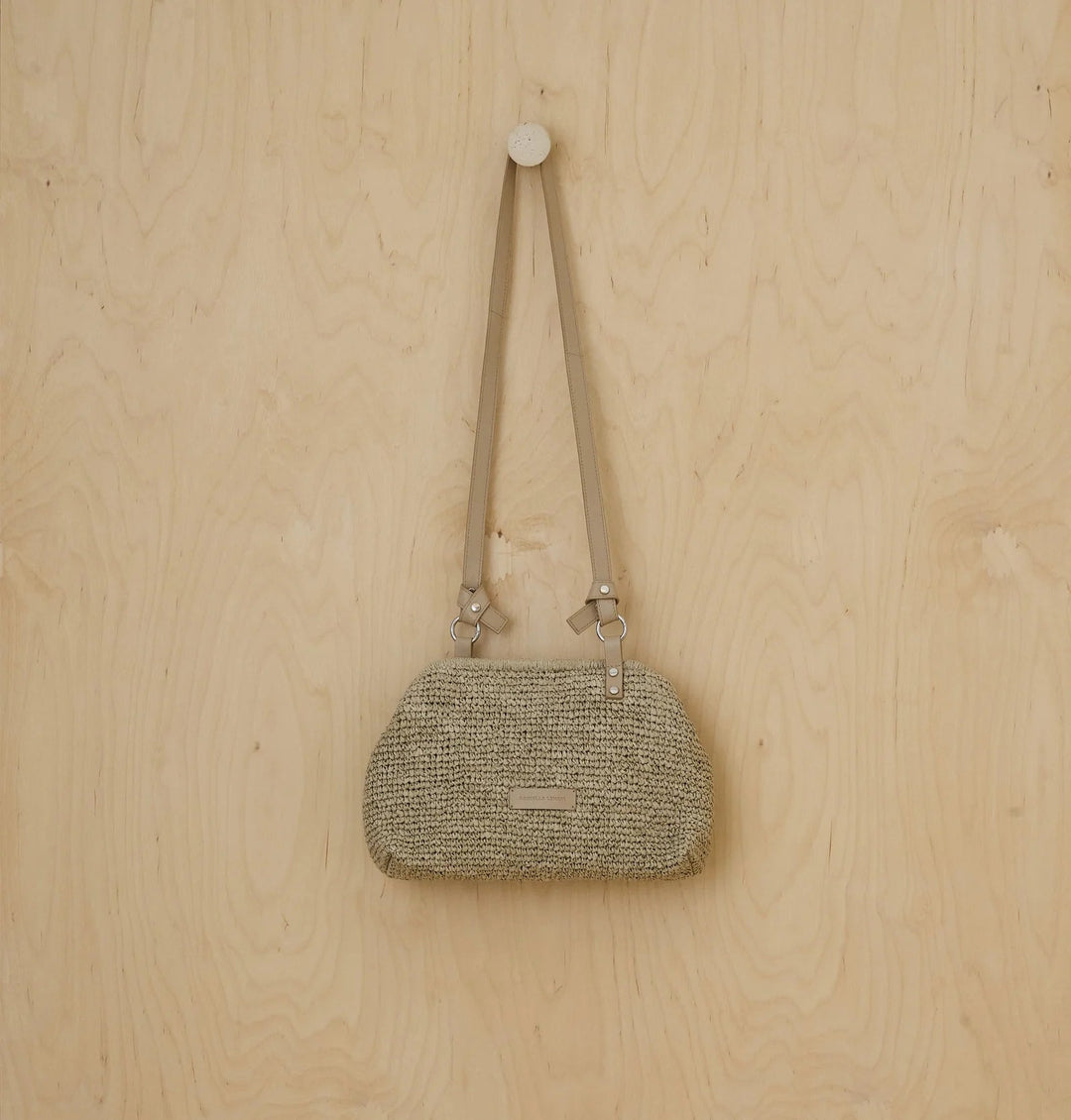 Daniella Lehavi Handbags CASABLANCA MAXI SEAWEED STRAW BAG Handbags | Shop now at Main &amp; Taylor Shoes!