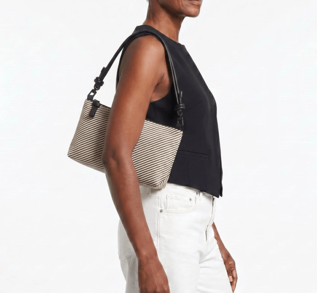 Daniella Lehavi Handbags DALLAS MOONLIGHT BLACK/WHITE SHOULDER BAG Handbags | Shop now at Main &amp; Taylor Shoes!