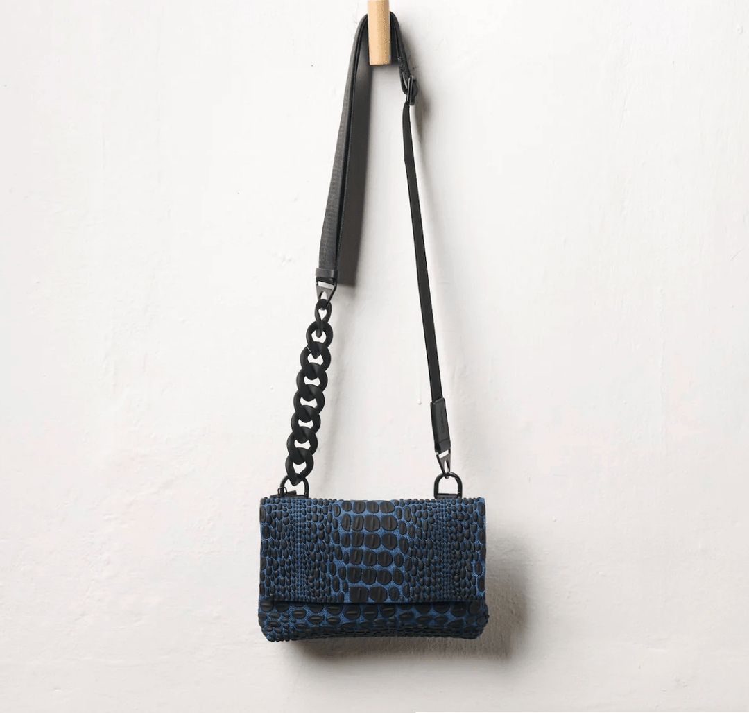 Daniella Lehavi Handbags TOKYO CLUTCH DENIM BAG Handbags | Shop now at Main &amp; Taylor Shoes!