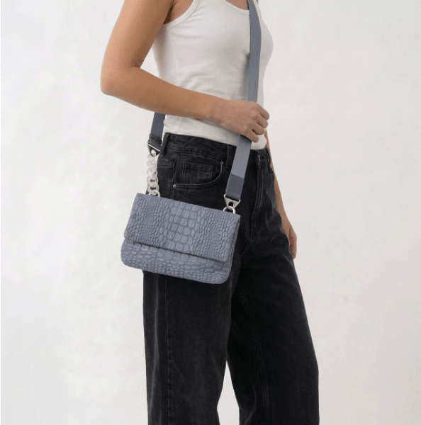 Daniella Lehavi Handbags TOKYO CLUTCH LT DENIM Shoe Main & Taylor
