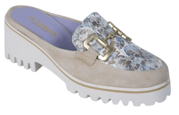 DI Chenzo RITA SAND SUEDE BACKLESS LOAFER Shoes | Shop now at Main &amp; Taylor Shoes!