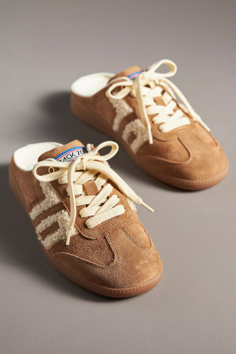 Back 70 EASTER TOBACCO SUEDE BACKLESS SNEAKER Shoes | Shop now at Main & Taylor Shoes!