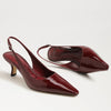 BIANKA FRENCH MERLOT SLINGBACK HEEL