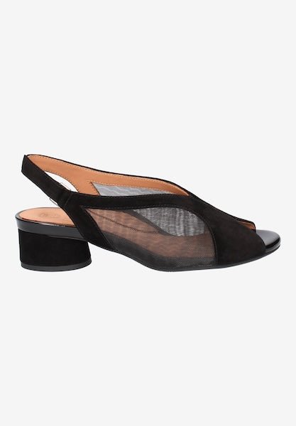 L'AMOUR DES PIEDS ESTEFANA BLACK SUEDE Shoes | Shop now at Main & Taylor Shoes!