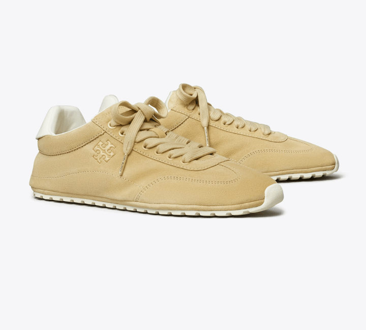 TORY BURCH FIELD SNEAKER PRALINE/WHITE Shoes | Shop now at Main &amp; Taylor Shoes!