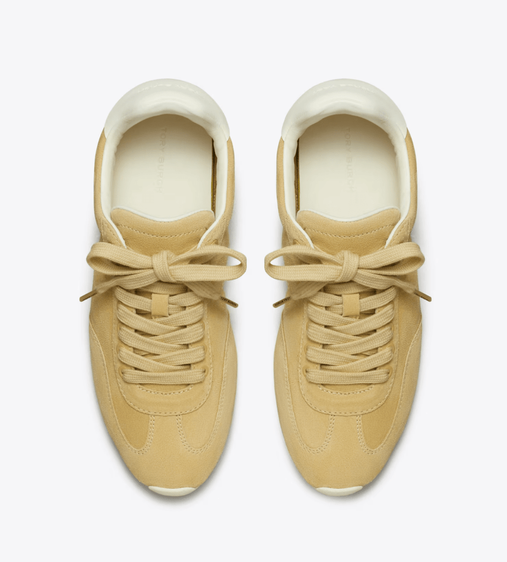TORY BURCH FIELD SNEAKER PRALINE/WHITE Shoes | Shop now at Main & Taylor Shoes!