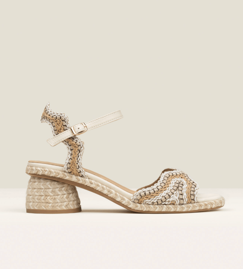 Gaimo DANYA NATURAL ESPADRILLE SANDAL SHOES | Shop now at Main &amp; Taylor Shoes!