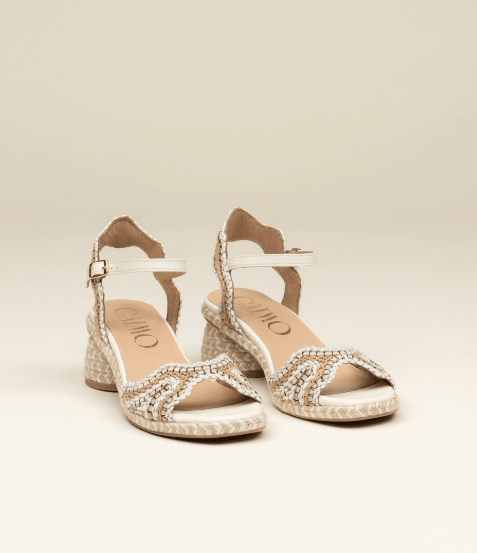 Gaimo DANYA NATURAL ESPADRILLE SANDAL SHOES | Shop now at Main & Taylor Shoes!