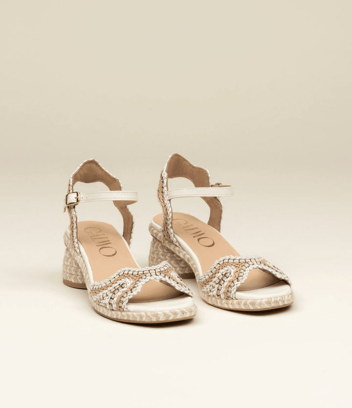 Gaimo DANYA NATURAL ESPADRILLE SANDAL SHOES | Shop now at Main &amp; Taylor Shoes!