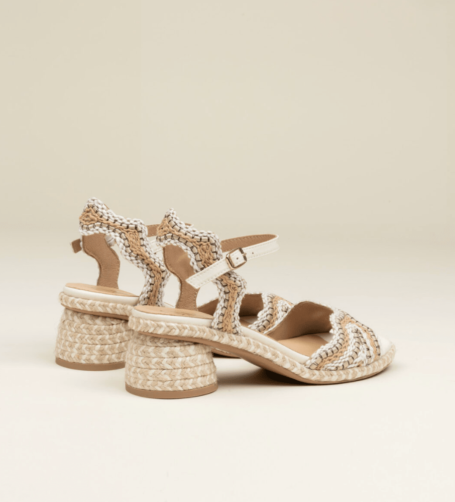 Gaimo DANYA NATURAL ESPADRILLE SANDAL SHOES | Shop now at Main &amp; Taylor Shoes!