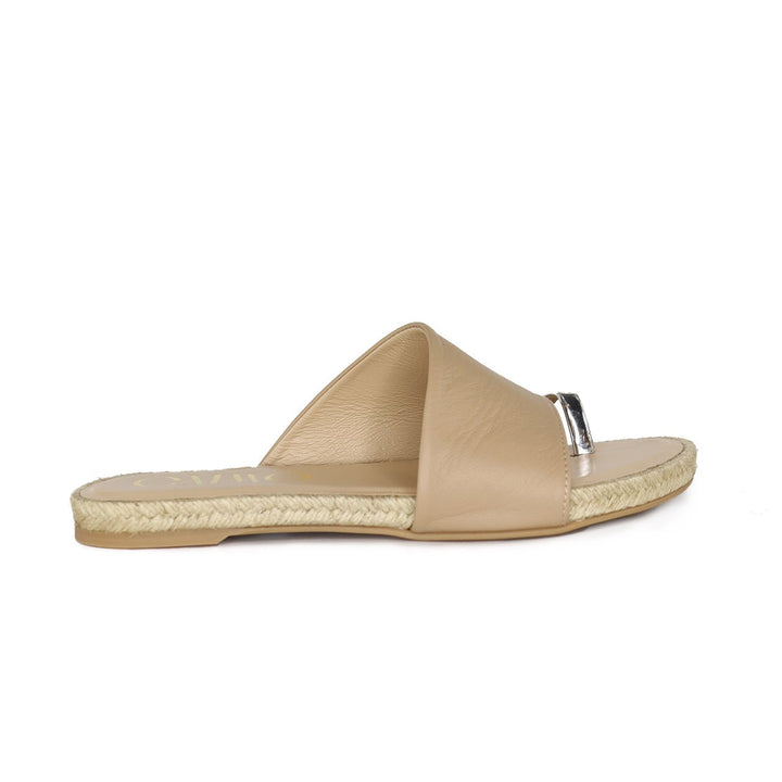 Gaimo MIZU CAMEL FLAT SANDAL Shoes | Shop now at Main &amp; Taylor Shoes!