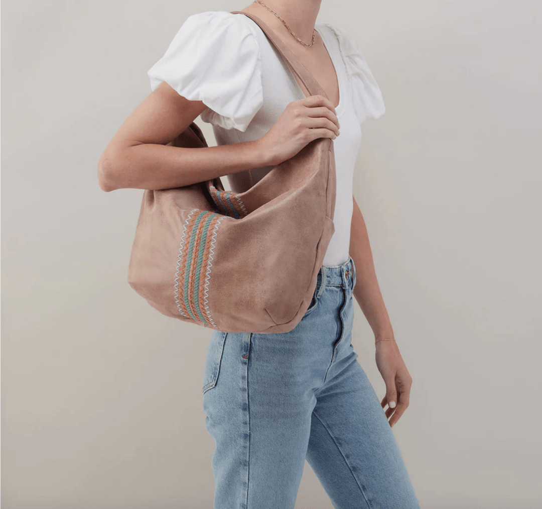 HOBO HARLEY HOBO HAZEL BUFF LEATHER HANDBAGS | Shop now at Main & Taylor Shoes!
